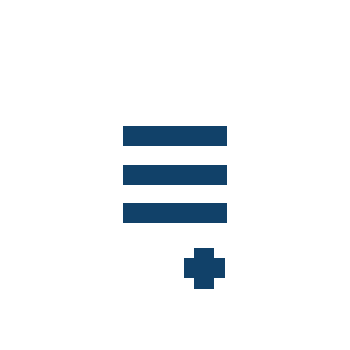 The image displays an icon of a medical cross with a stethoscope, a syringe, and a pill bottle, signifying healthcare or pharmaceutical services.